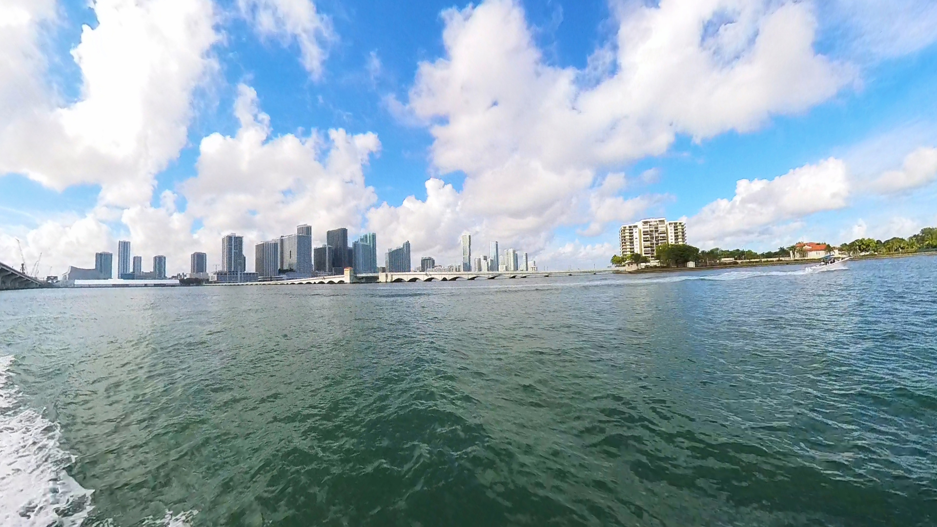The Venetian Causeway is the oldest causeway to connect Miami to Miami Beach