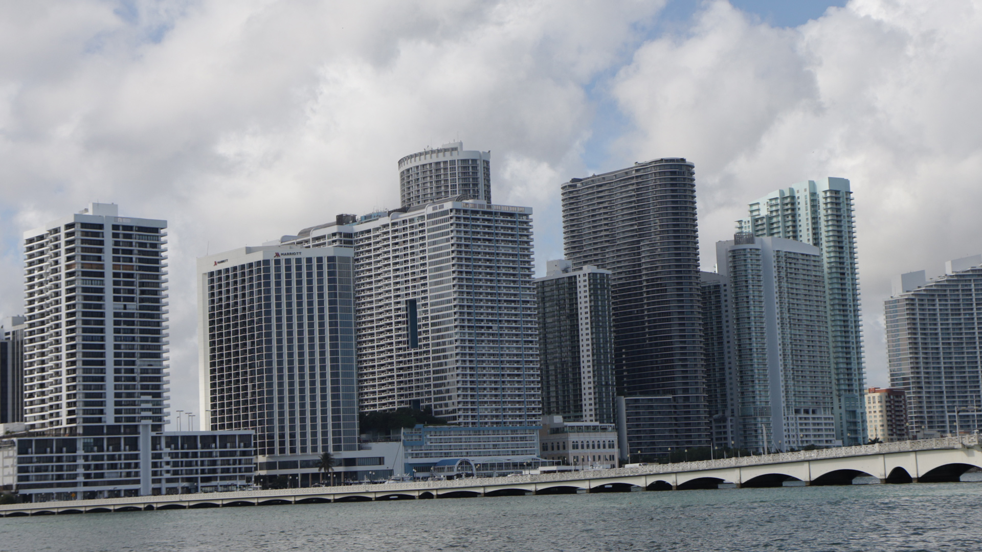 Great views of the Miami skyline are visible.